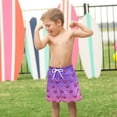 thumbnail image 4 of FORMRS Boys Swim Trunks Quick Dry Mesh Liner Boardshorts Sizes XS-XL, Pixel Love, 4 of 7
