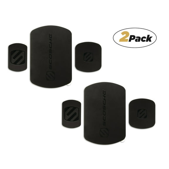 Scosche MRK2PK-UB MagicPlate Replacement Phone Mount Plates for MagicMount and MagicMount Pro 2-Pk