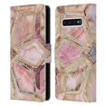 thumbnail image 1 of Head Case Designs Officially Licensed Micklyn Le Feuvre Marble Patterns Gilded Stone Tiles Leather Book Wallet Case Cover Compatible with Samsung Galaxy S10, 1 of 6