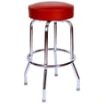 thumbnail image 1 of Pemberly Row Backless Swivel Bar Stool in Wine -24", 1 of 1