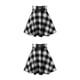 thumbnail image 1 of Minnieouse corta a cuadros para mujer, plisada a cuadros con parte inferior oscilante, faldas de primavera y otoño, ropa de discoteca, vestido Negro SG 2Conjunto, 1 of 6