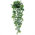 thumbnail image 2 of Fake Plants Promotion Sale! Nomeni Artificial Hanging Datura Leaf Vine Artificial Potted Indoor and Outdoor Decoration, Home Decor Clearance Sale Green, 2 of 9