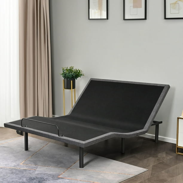 ESHINE Adjustable Bed Frame with Massage, Ergonomic Adjustable Bed Base
