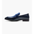 thumbnail image 4 of Stacy Adams Spratley Moc Toe Saddle Slip On Dress Shoes Navy 25686-410, 4 of 7