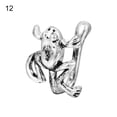 thumbnail image 2 of Jiaroswwei Fake Nose Ring Frog U Shape Cartoon Shiny Cubic Zirconia Nose Cuff for Party, 2 of 8