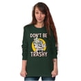 thumbnail image 3 of Woodsy Owl Don't Litter Retro Cartoon Long Sleeve TShirt Men Women Brisco Brands 2X, 3 of 6