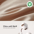 thumbnail image 2 of Simple&Opulence Kids 100% Cotton Duvet Cover with Ruffled Full(78"x 86")- 3 Pieces 1 Comforter Cover 2 Pillowcases - Sand- Organic High End Floral Frill Lightweight Bedding Set, 2 of 7