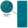 thumbnail image 6 of mDesign Non-Slip Microfiber Polyester Rug, 60" x 21", Heathered Deep Teal Blue, 6 of 7