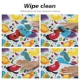 thumbnail image 4 of Wuche  Round Tablecloth, Cartoon Tablecloth for Side Table, Bath Ducks Background, Fit Round Tables Diameter, for Outdoor Indoor Use, Multicolor White, 4 of 7