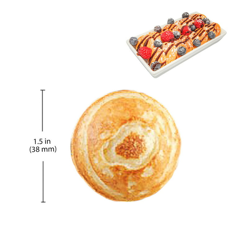 Baker's Friend Mini Pancakes Maker Machine, Dutch Mini Pancake Griddle, 14  Holes Electric Poffertjes Pan, Ideal for Breakfast, Snacks, Desserts & More