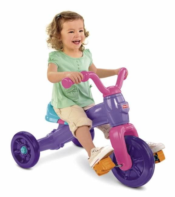 fisher price grow with me trike blue