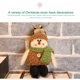 thumbnail image 2 of Colgante pequeño de Navidad, muñeco de nieve con diseño de alce, adorno de tela, escritorio, figurita colgante ligera, juguete de año para Kits de decoración para fiestas Muñeco de nieve Yuarrent HA069874-01, 2 of 6