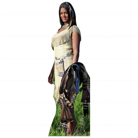 SC2039 Indian Woman Cardboard Cutout Standup