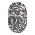 thumbnail image 3 of Unique Loom Oasis Collection Area Rug - Breeze (5' x 8' Oval Gray/Ivory), 3 of 7
