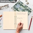 thumbnail image 4 of FORMRS 1-Subject Spiral Notebook 8" x 5" College Ruled 60 Refillable Sheet A5 Hard Cover, 2 Pack, Blue Blossom, 4 of 7