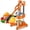 Orange, variant on Eurolux Cast Iron Citrus Juicer Manual Juicer with Stainless Steel Cup, Commercial Grade Heavy Duty Black Citrus Press