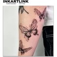 thumbnail image 2 of WWS-Tattoo Tech, 2 Sheets Medium Semi Permanent Tattoo, Adult Art Design Temporary Tattoos, Lasts 1-2 Weeks, Waterproof, Realistic Look, No Adhesive, No Reflection (Butterfly Design), 2 of 4