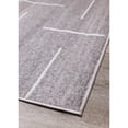 thumbnail image 3 of Alpine Rug Co. Madrid Collection - Modern Grey Parallel and Perpendicular Lines Rug 3'11" x 5'7" 4' x 6' Indoor Living Room, Bedroom, 3 of 5