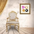 thumbnail image 3 of Ritter, Gina 20x20 Gold Ornate Wood Framed with Double Matting Museum Art Print Titled - Heart and Circles, 3 of 4