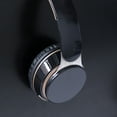 thumbnail image 3 of Auriculares sobre oreja, auriculares con sonido estéreo premium con controlador de 40 mm, cómodos auriculares plegables con orejeras de proteína pa negro, 3 of 8