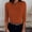 Orange, variant on Sweaters for Women Oversized Sweaters Knitting Jumper Crewneck Long Sleeve Solid Color Fashion Loose Buttons Casual Knitted Top Fall Winter Pullover Sweater Black M