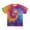 Purple, variant on Men's Clothing Men's Tie Dye Colorful T Shirt Novelty Tie Dye Style Short Sleeve Spiral Stripe Print with Foam Men Pack T Shirts Long Sleeve Shirt Scrub Men Tops Long Rayon Purple L