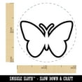 thumbnail image 2 of Butterfly Outline Self-Inking Rubber Stamp Ink Stamper - Brown Ink - Mini 1/2 Inch, 2 of 7