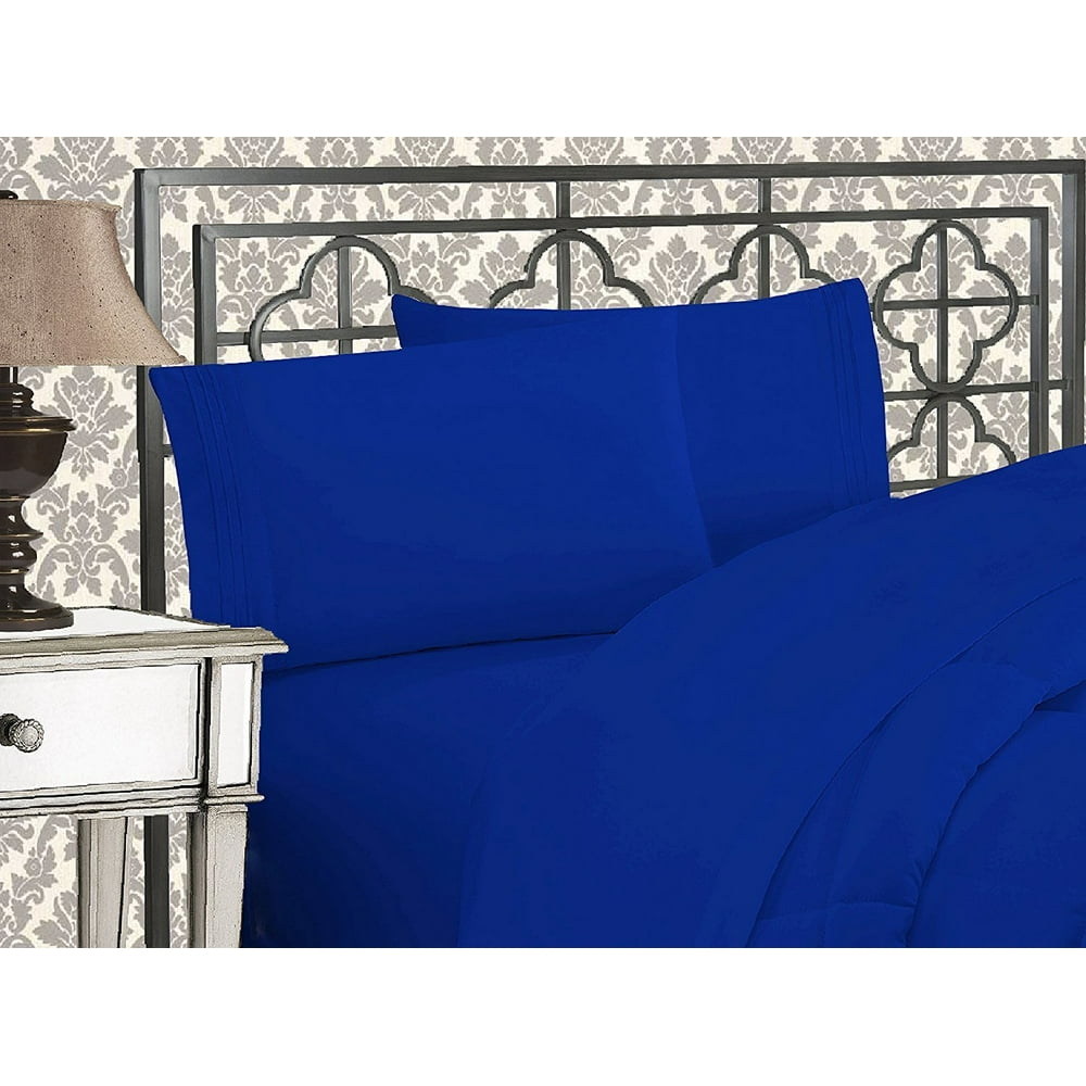 CLEARANCE Super Soft 1500 TC Sheet set , Queen Royal Blue