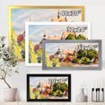 thumbnail image 4 of Designart 'View of Old Polish City Buildings In Nature' Traditional Framed Art Print, 4 of 4