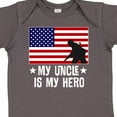 thumbnail image 4 of Inktastic Military Uncle is My Hero Us Flag Boys or Girls Baby Bodysuit, 4 of 5
