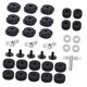 thumbnail image 1 of Fieltros para Soportes de Platillos, Discos de Fieltro, Fundas, Rendimiento Estable, Pieza de Repuesto, Reduce Vibraciones, Accesorios para Batería, J, 1 of 9