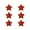Red, variant on Wozhilaka Christmas Decor 6Pcs Glitter Mini Pendant Star Christmas Tree Decorations Hanging Ornaments Home Gift for Holiday Star Pendant Silver Tiny Home Decor