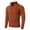 Ginger, variant on Men's Half Zip Cable Knit Sweater with High Neck, Long Sleeve Pullover