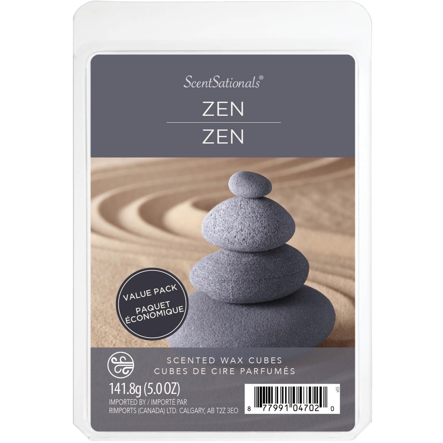 ScentSationals Scented Wax Cubes Value Pack - Zen, 5.0 oz (141.8g)