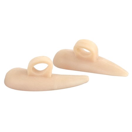 Toe Separator Hallux Valgus Bunion Correction Straightener Foot Pad (Beige)