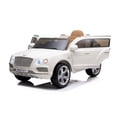 thumbnail image 5 of 12V Bentley Bentayga 1 Seater Ride on Car (White), 5 of 5