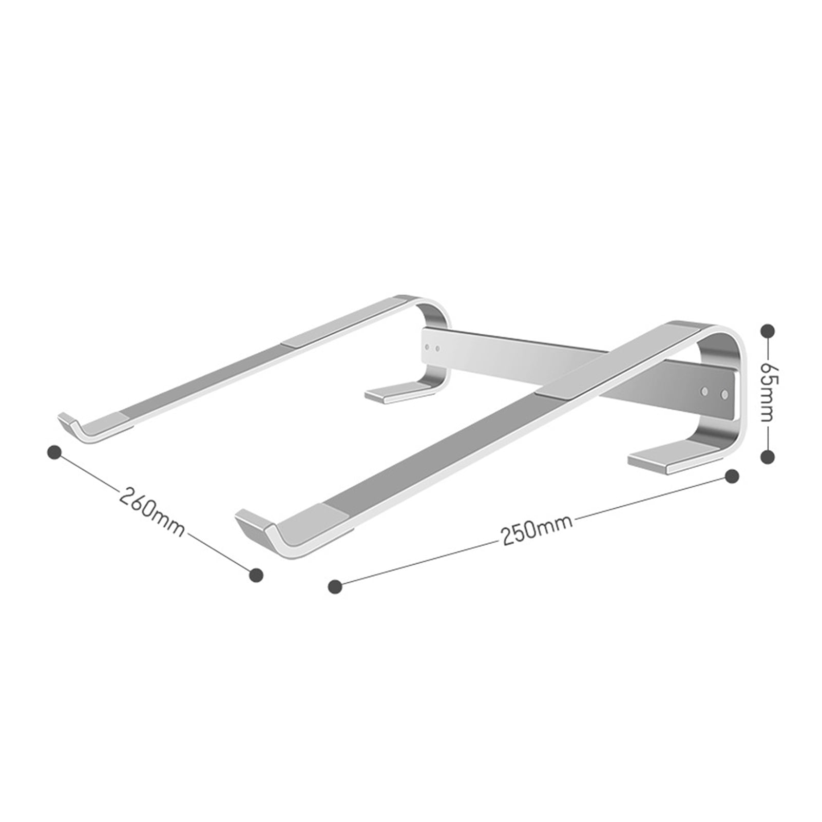 Naierhg Laptop Holder Good Hardness Replaceable Foldable Laptop Radiating Stand for Notebook Computer