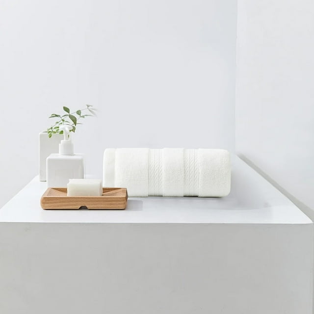 Toallas de baño suaves, gruesas y absorbentes, de gran tamaño, 34 x 74 cm, en verde, blanco, rojo y azul, de secado rápido y ligeras, ideales para gimnasios en casa, piscinas, yoga, hoteles,