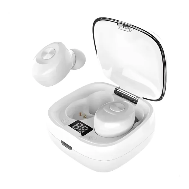 Auricular in-ear gamer inalámbrico XG-8 XG-8 blanco con luz LED