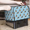 thumbnail image 6 of Rateoe German Shepherd Dog Pattern Toaster Covers 4 Slice Wide Slot,Bread Machine Cover,Bread Dust Cover & Fingerprint Protection,Appliance Covers, 6 of 6
