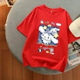 thumbnail image 6 of Sanrio Cinnamoroll Multicolor Graphic T Shirts Girl Gothic Y2k Top Aesthetic Harajuku Summer New Oversized T Shirt Women Clothes, 6 of 22