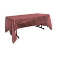 thumbnail image 1 of LA Linen TCOrgz60x84-BurgundyO17 Pure Miroir Organza Nappe Carrée - 60 x 84 Po., 1 of 4