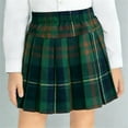 thumbnail image 2 of HAOTAGS Plaid Skirts for Girls,Comfortable School Uniform High Waisted Short Pleated Skirt Green 7-8, 2 of 7