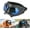 (Small)Blue Lens, variant on AAZZ Dog Goggles for Large Dogs, Wide Snout, Soft Frame, Anti-UV Tactical Dog Sunglasses Medium to Large Breed, Summer Driving Dog Eye Protection, Winter Snow Eyewear, Adjustable, Black