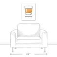 thumbnail image 3 of Creative Products YouÃ¢â‚¬â„¢re Neat Bourbon Canvas Wall Art, 16x20, 3 of 5