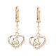 thumbnail image 3 of unbranded 1Par Pendientes De Circonita Dorados Para Mujer Elegantes Y Simples Para Oficina Y, 3 of 8