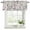 Navy blue, purple, linen, variant on 2 Pack Grey Red Botanical Valances for Windows Bedroom Living Room Window Treatments, Rustic Country Spring Floral Summer Leaf Rod Pocket Valance Drapes Short Kitchen Curtains Over Sink 54"x18"