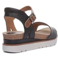 thumbnail image 3 of Josef Seibel Clea 01 Women's Wedge Sole Ankle Strap Sandal In Black Size 8, 3 of 6