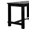 thumbnail image 2 of Benjara Rectangular Counter Height Table with Block Legs- Antique Black, 2 of 5