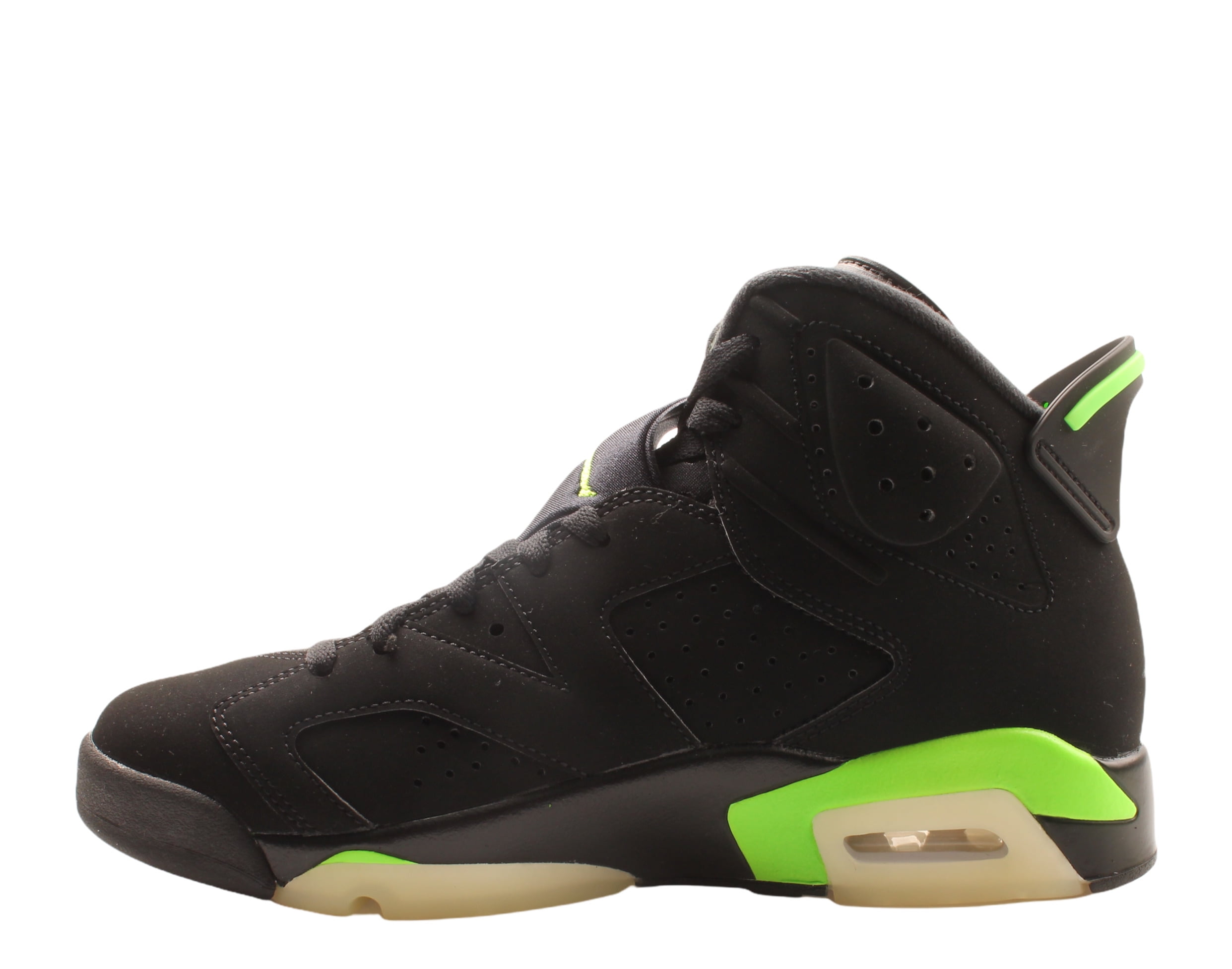 Air Jordan Men s Casual Basketball Style Dress Shoes Black Electric Green 8.5 Walmart